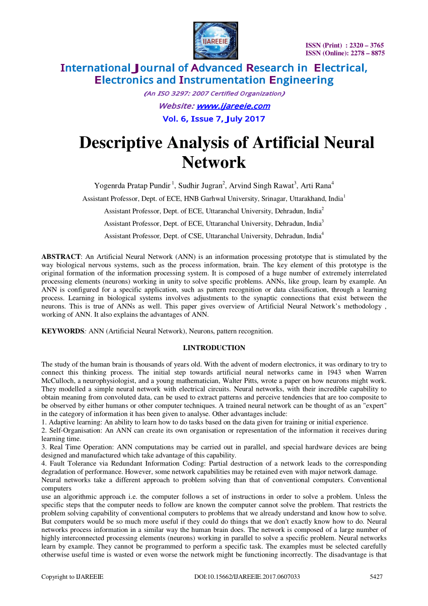 artificial neural network thesis pdf