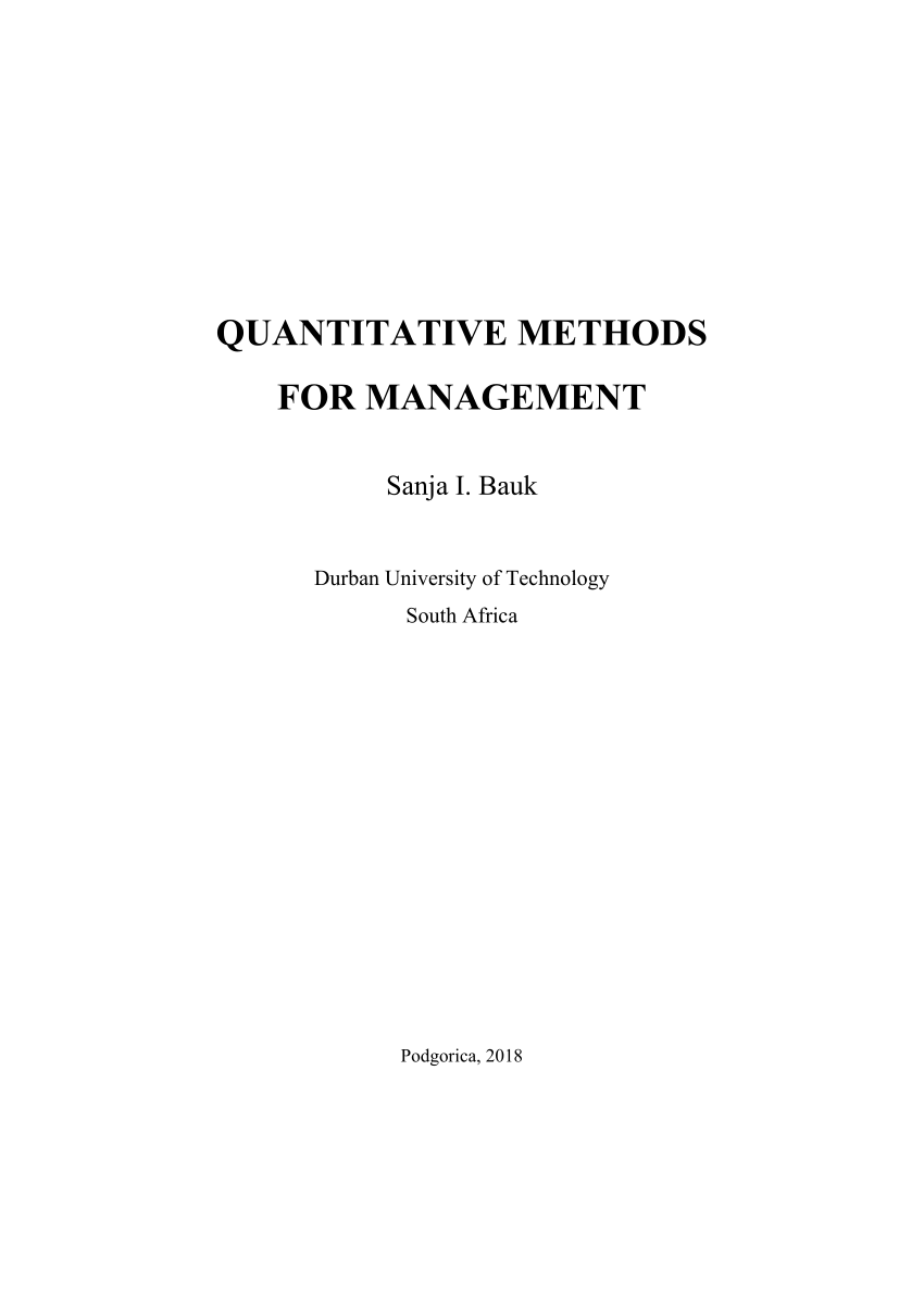 research title about business management quantitative