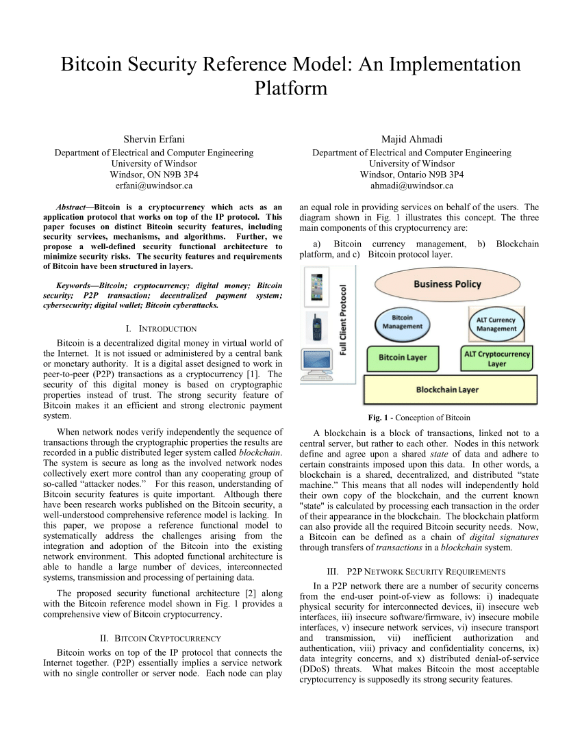 bitcoin reference implementation