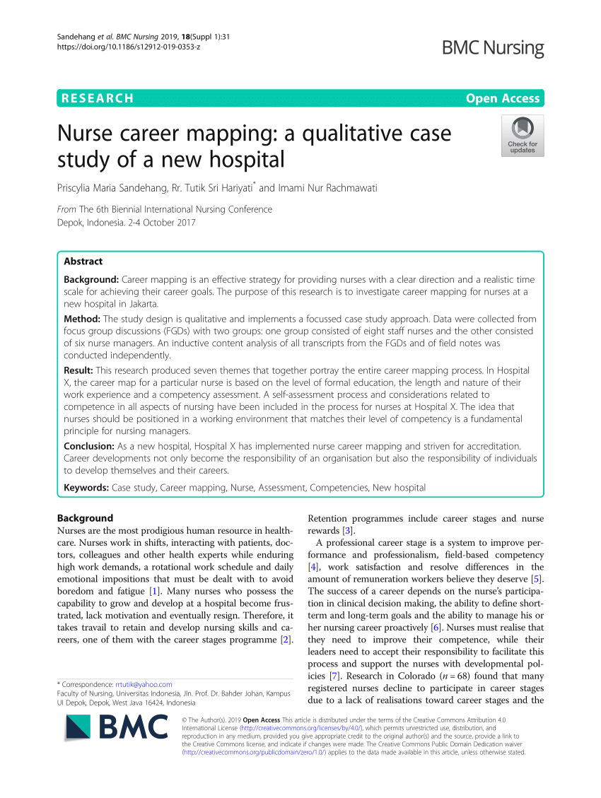 qualitative case study of nurses