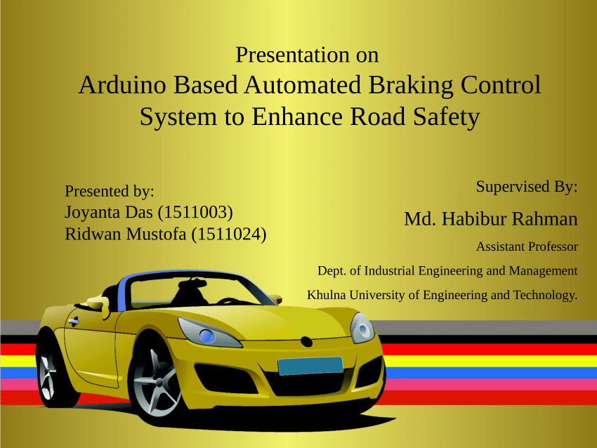 braking system in automobile ppt s