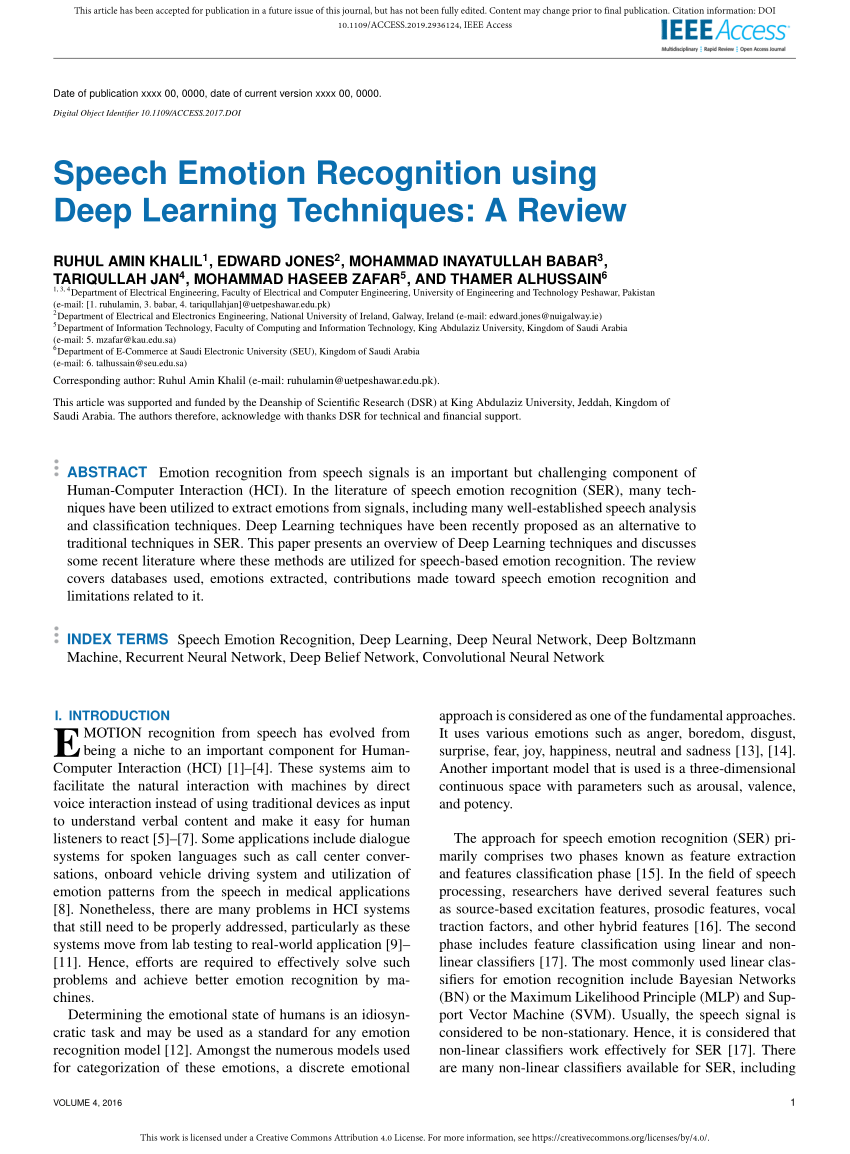 speech research paper