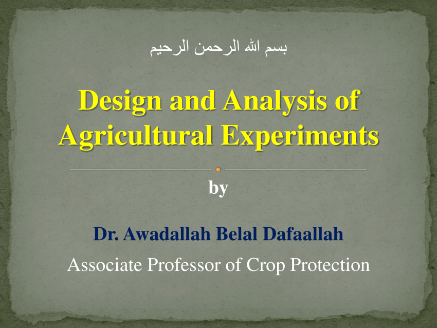 examples of agricultural research problems