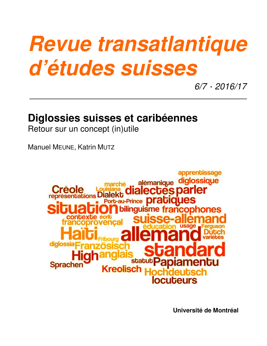 Pdf Langue Maternelle Comme Fondement Du Savoir L Initiative Mit Haiti Vers Une Education En Creole Efficace Et Inclusive