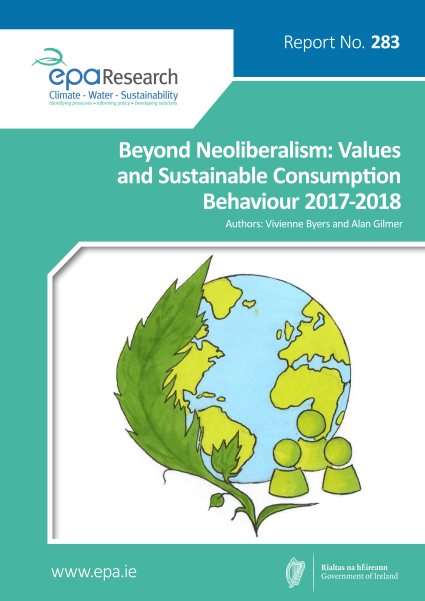 (PDF) Beyond Neoliberalism: Values and Sustainable Consumption ...
