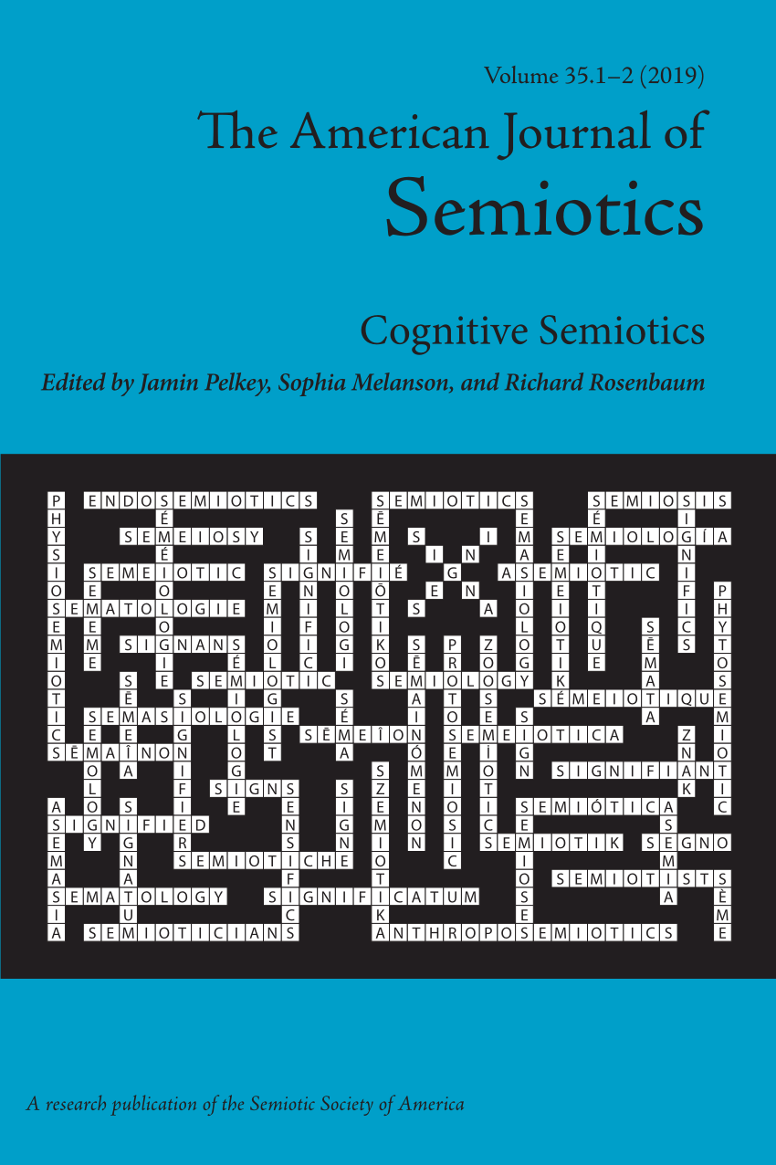 Pdf Cognitive Semiotics