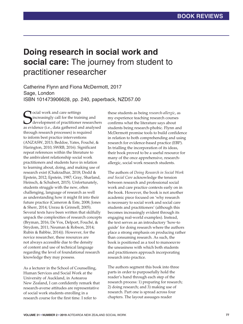 examples of research projects in health and social care