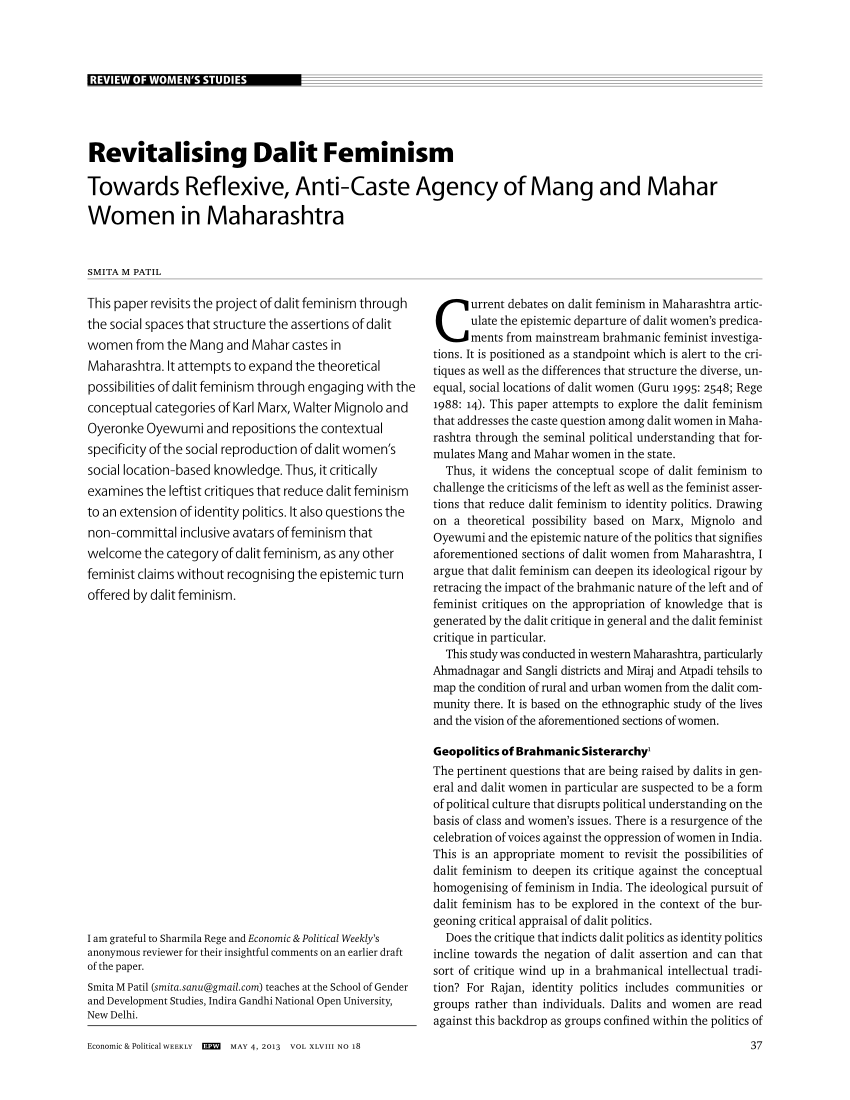research on feminism pdf