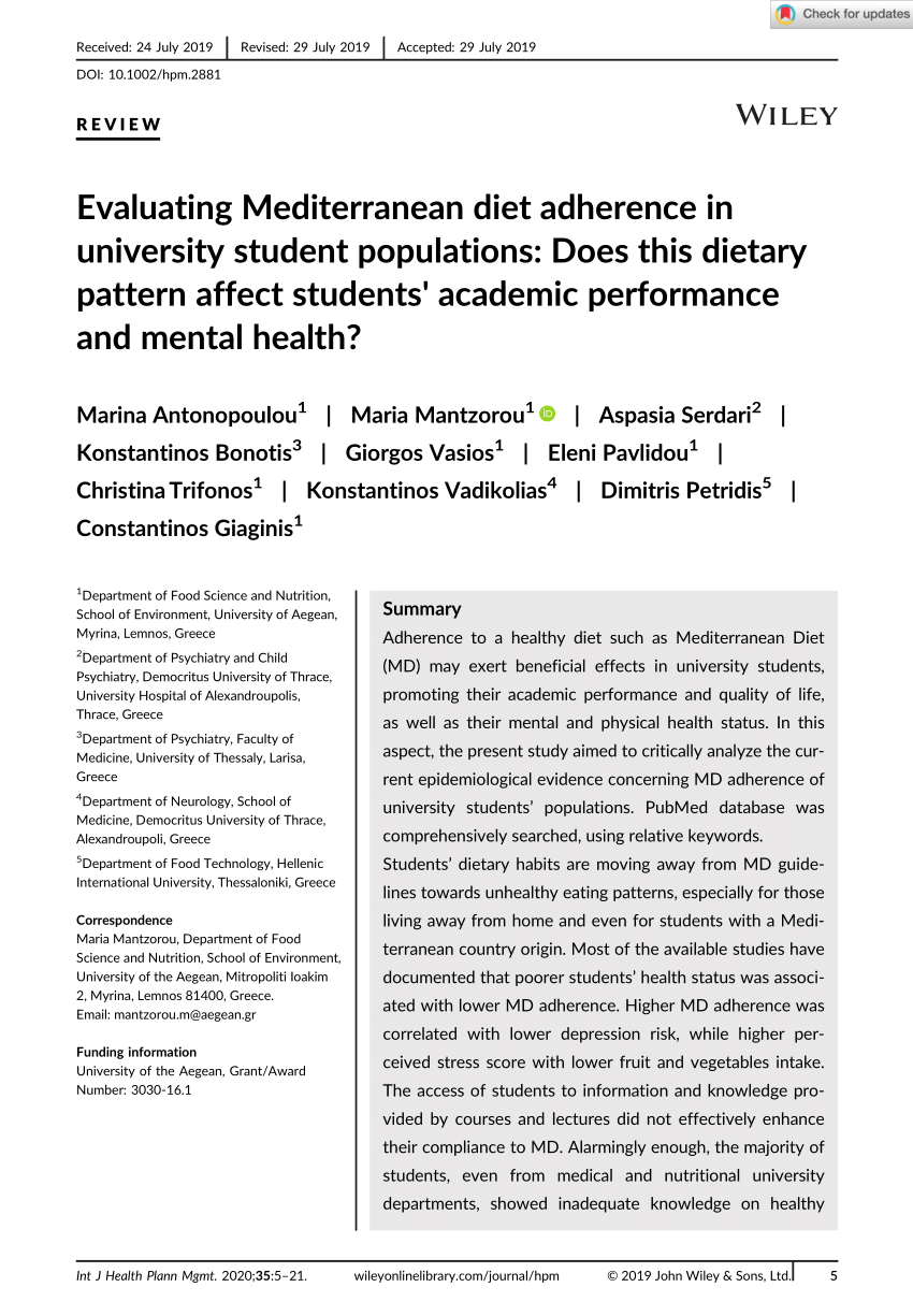 Full article: Mediterranean diet in a Sicilian student population. Second  part: breakfast and its nutritional profile