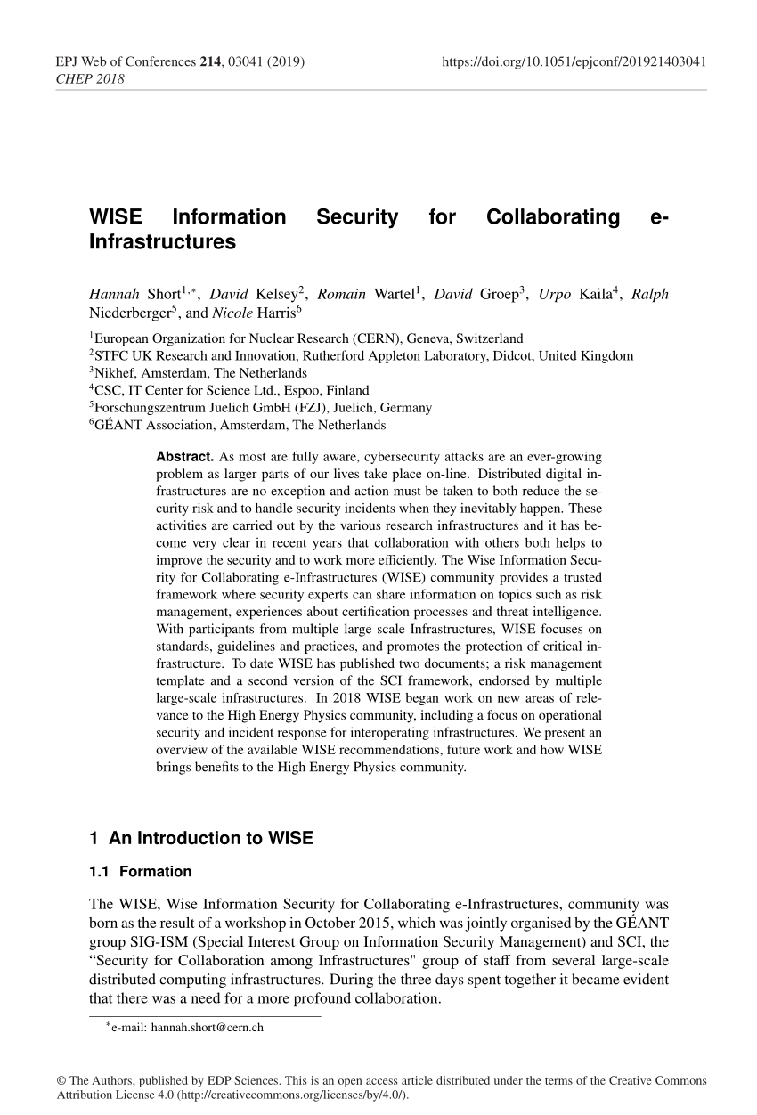 Focal question - Working-Groups - REFEDS wiki