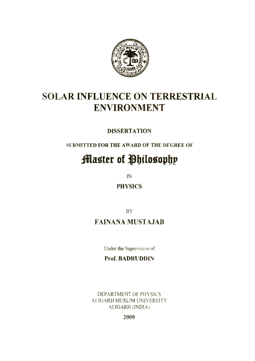 phd dissertation on solar energy