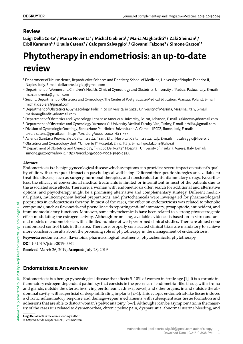 endometriosis research paper