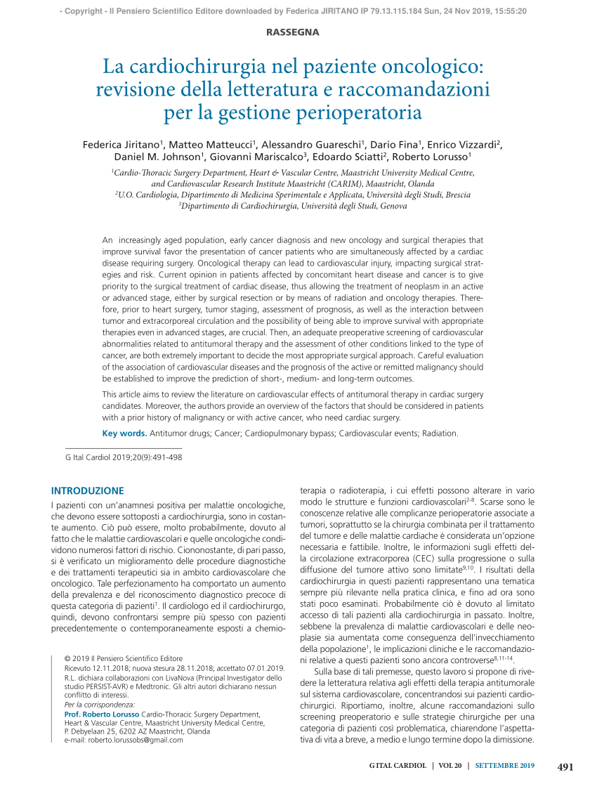 literature review on cardiac surgery