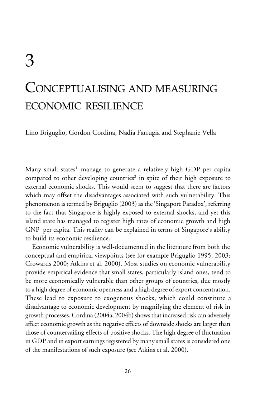 thesis on economic resilience