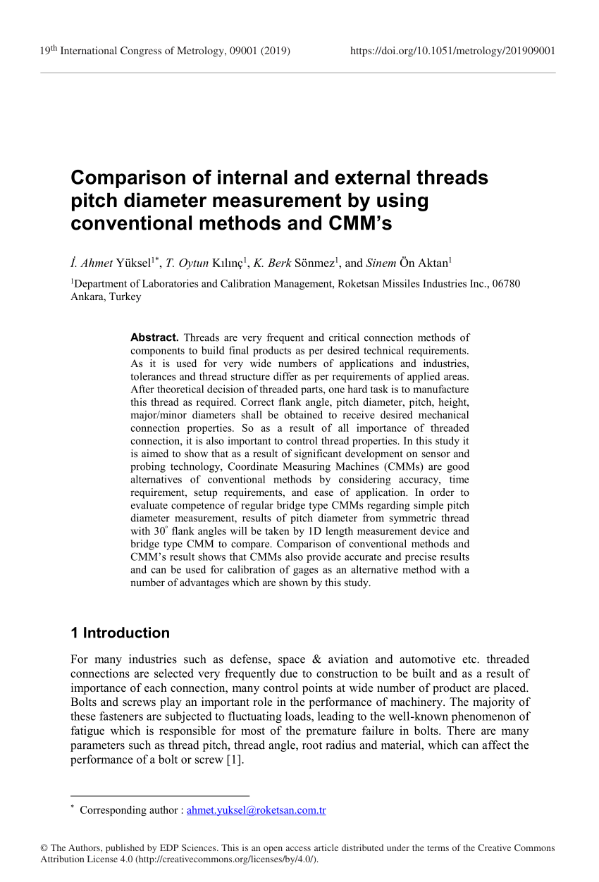 comparison of internal and external