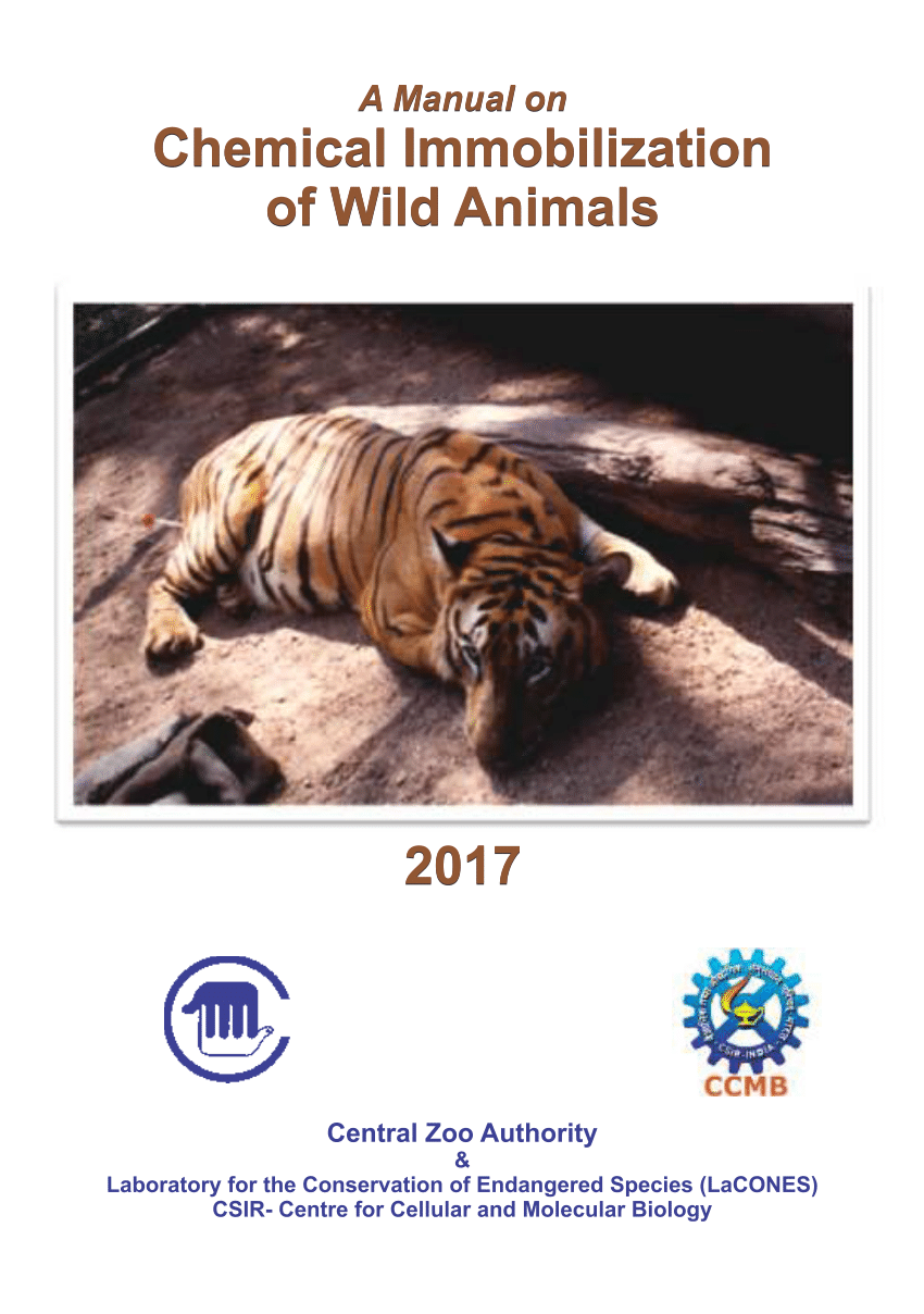 PDF) A manual on Chemical Immobilization of wild animals