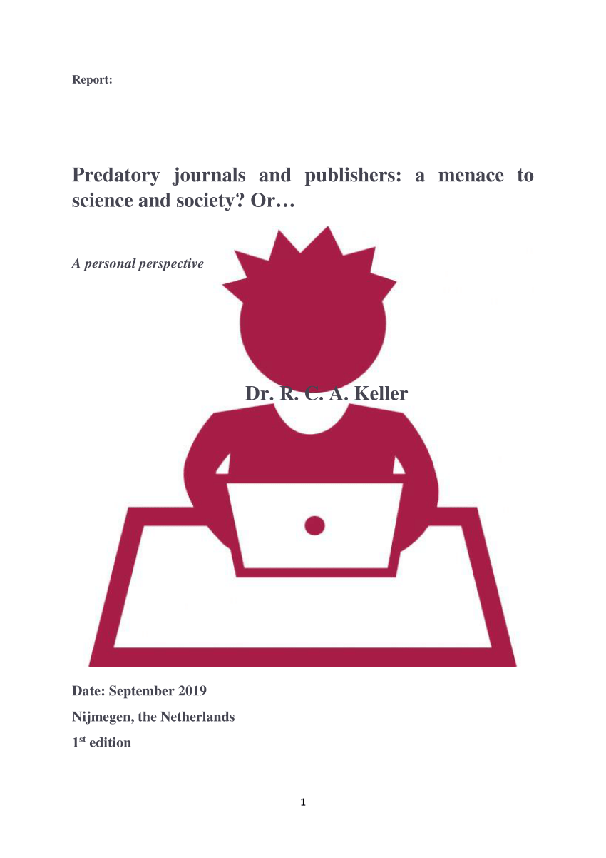 PDF) Predatory journals and publishers: a menace to science and ...
