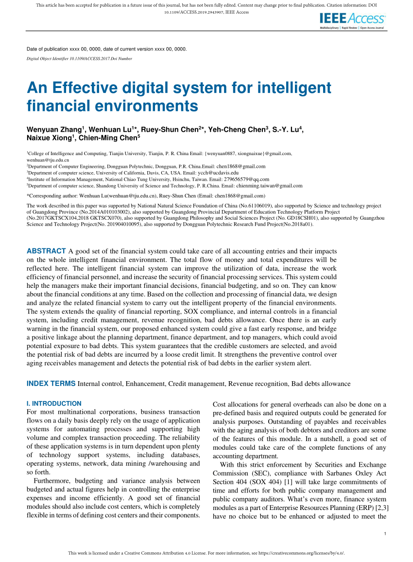 electronic finance research paper