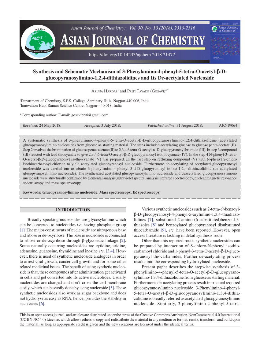 (PDF) ASIAN JOURNAL OF CHEMISTRY ASIAN JOURNAL OF CHEMISTRY