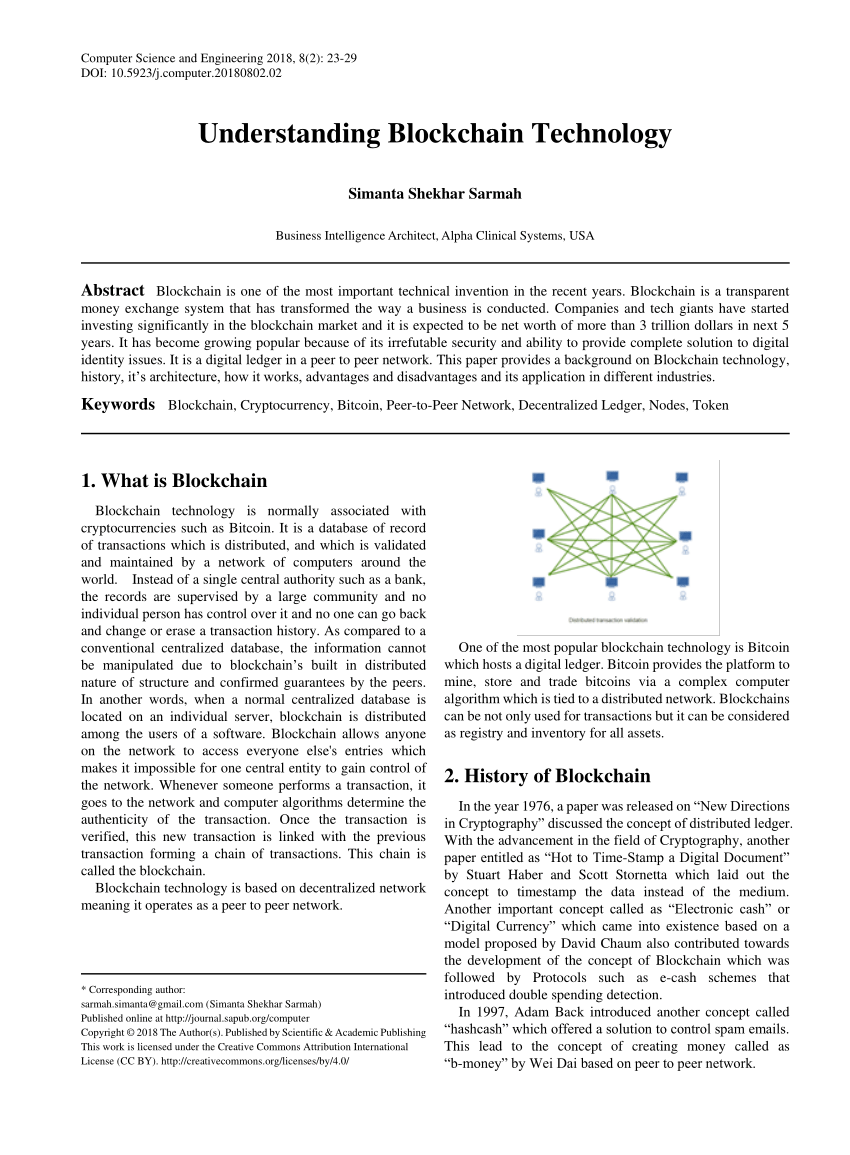 blockchain technology research paper ieee
