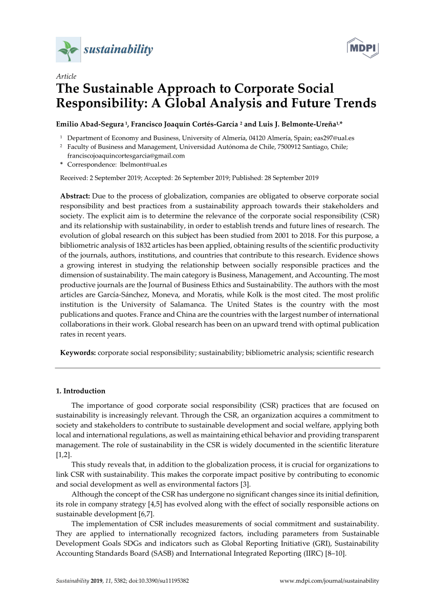 csr and sustainability research paper
