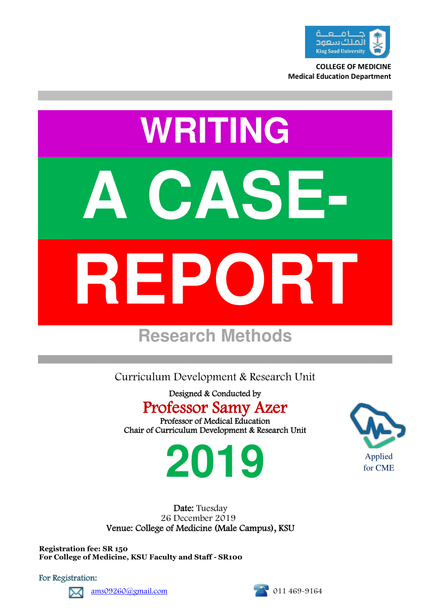 writing a case report for publication