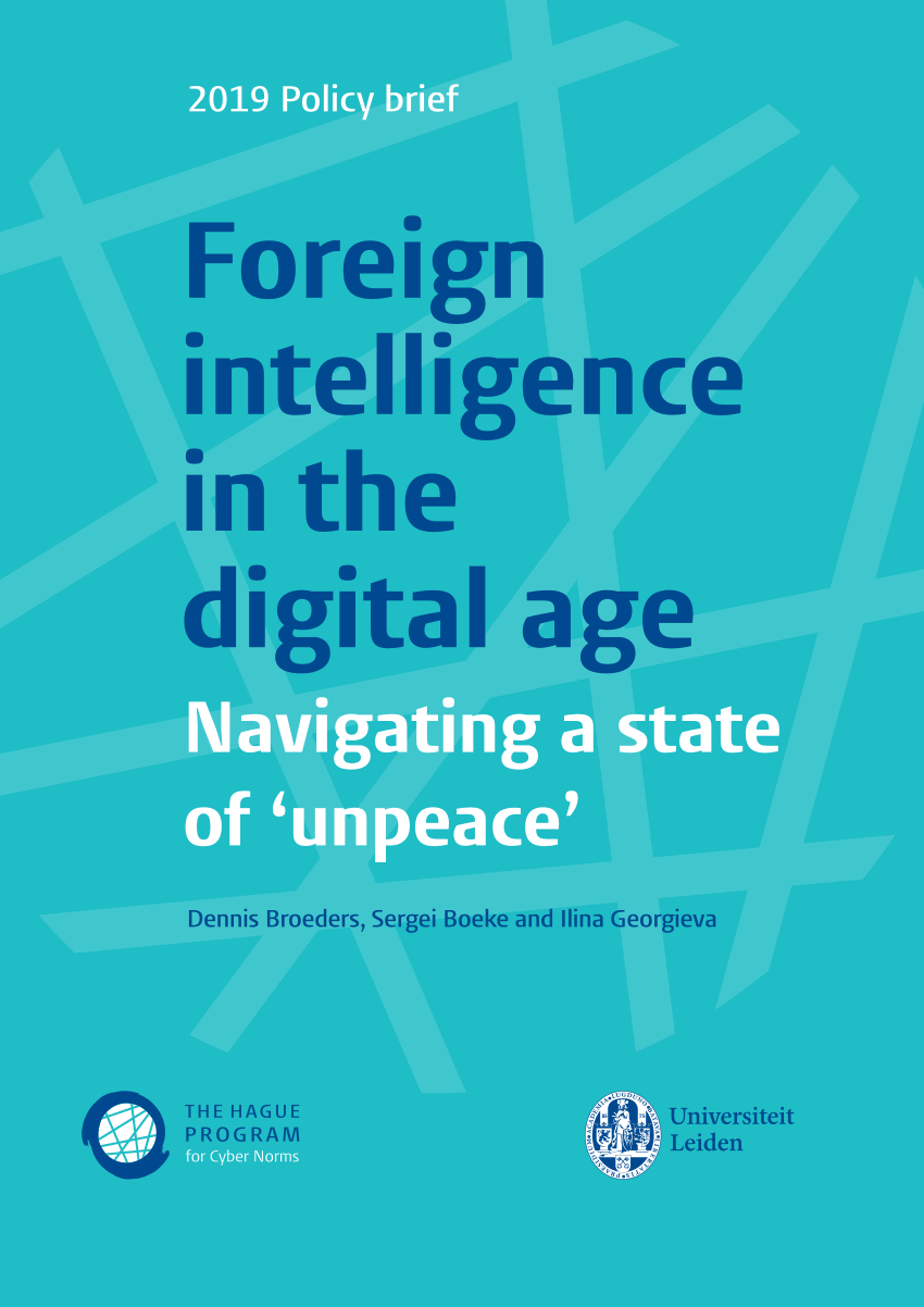 (PDF) Foreign intelligence in the digital age Navigating a state of