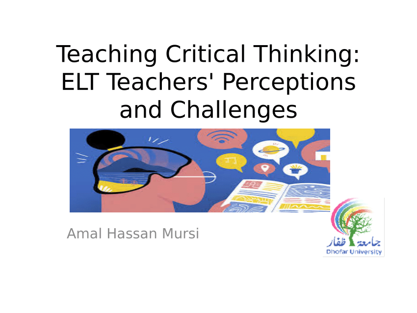 critical thinking skills in elt
