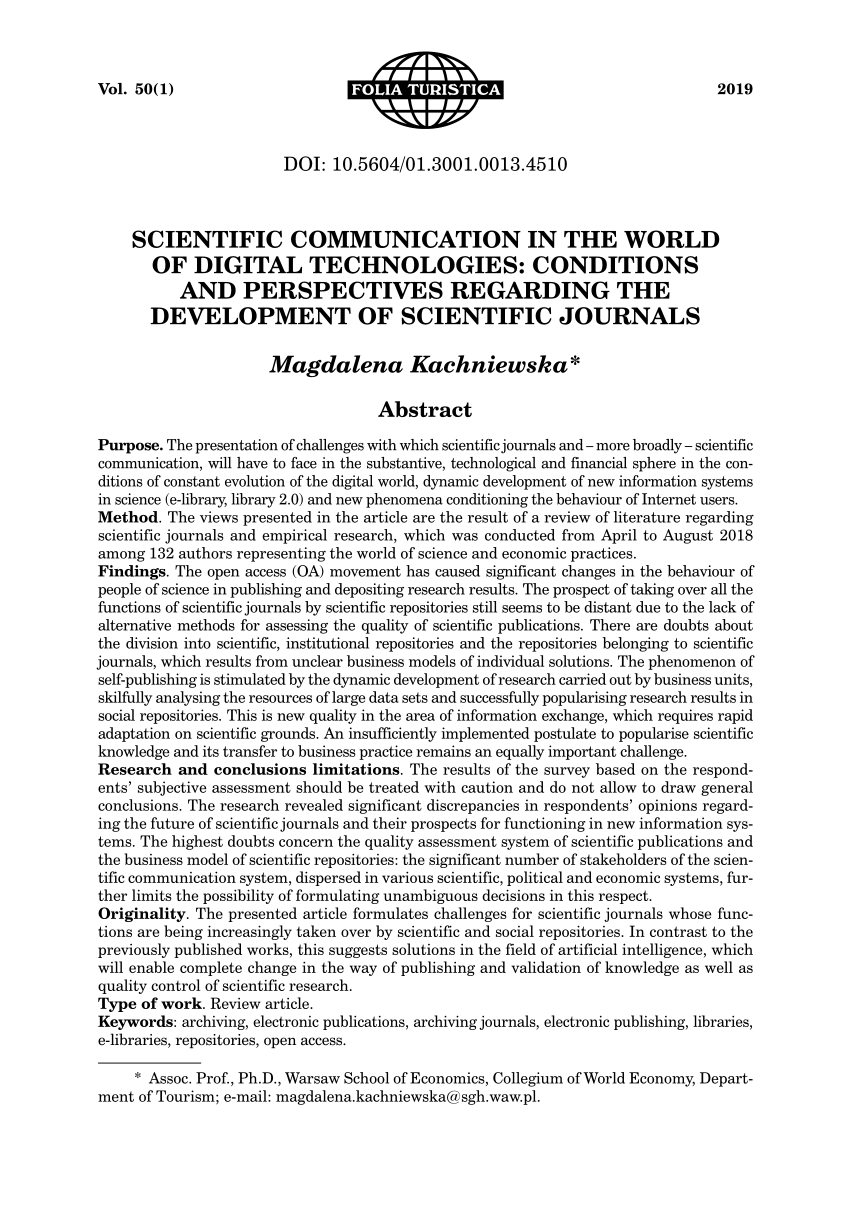 development communication research articles