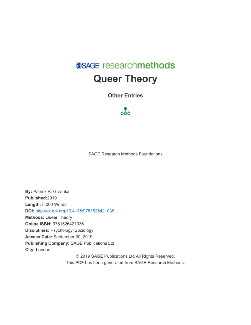 queer theory dissertation