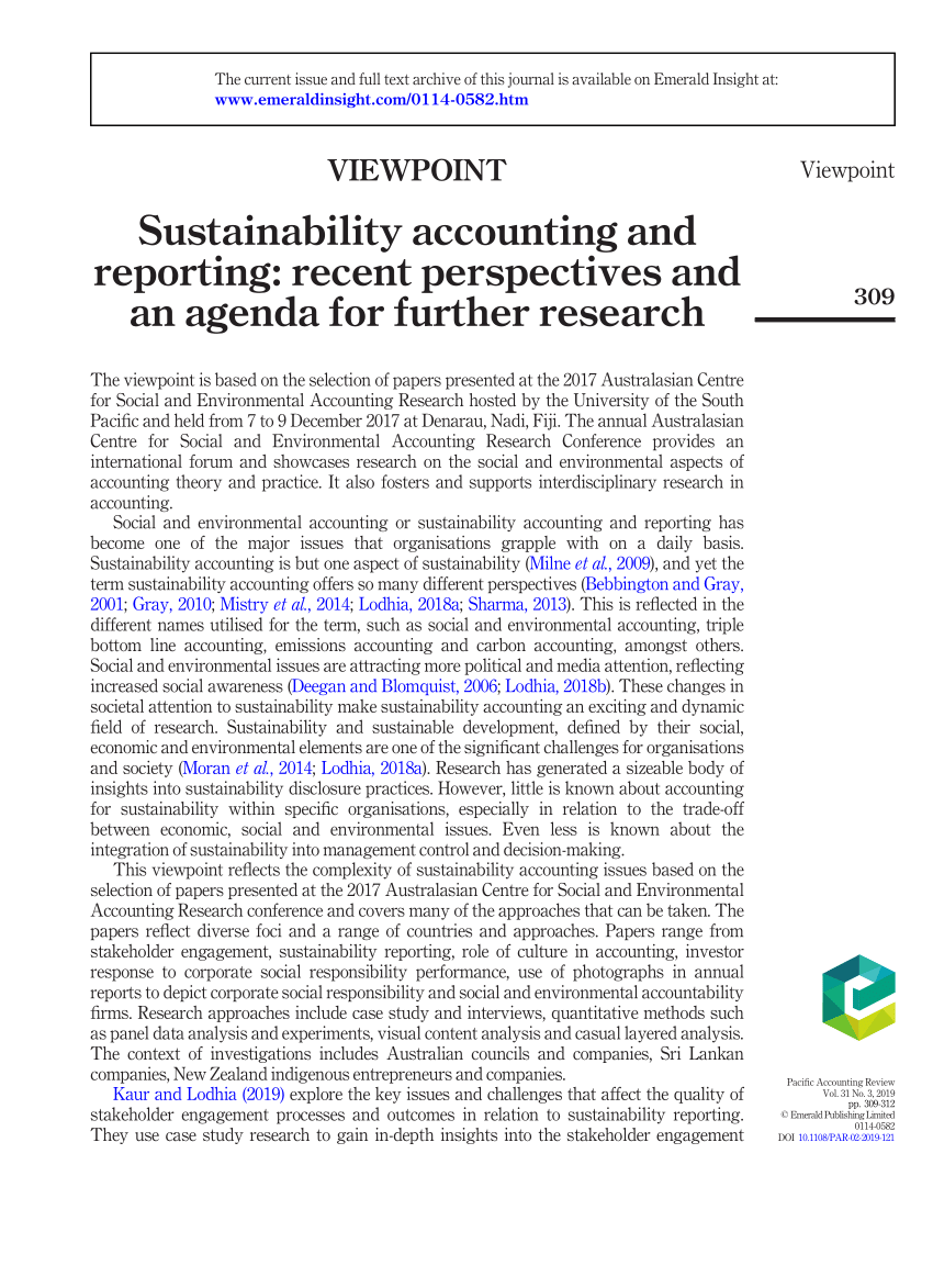 research paper on sustainability