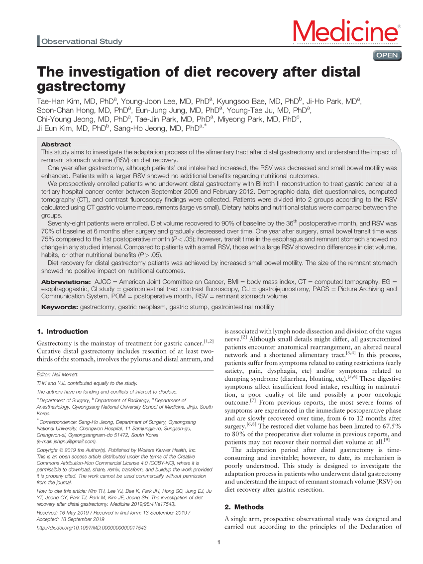 Basic Principles Of Nutrition After Gastrectomy Besto Blog 