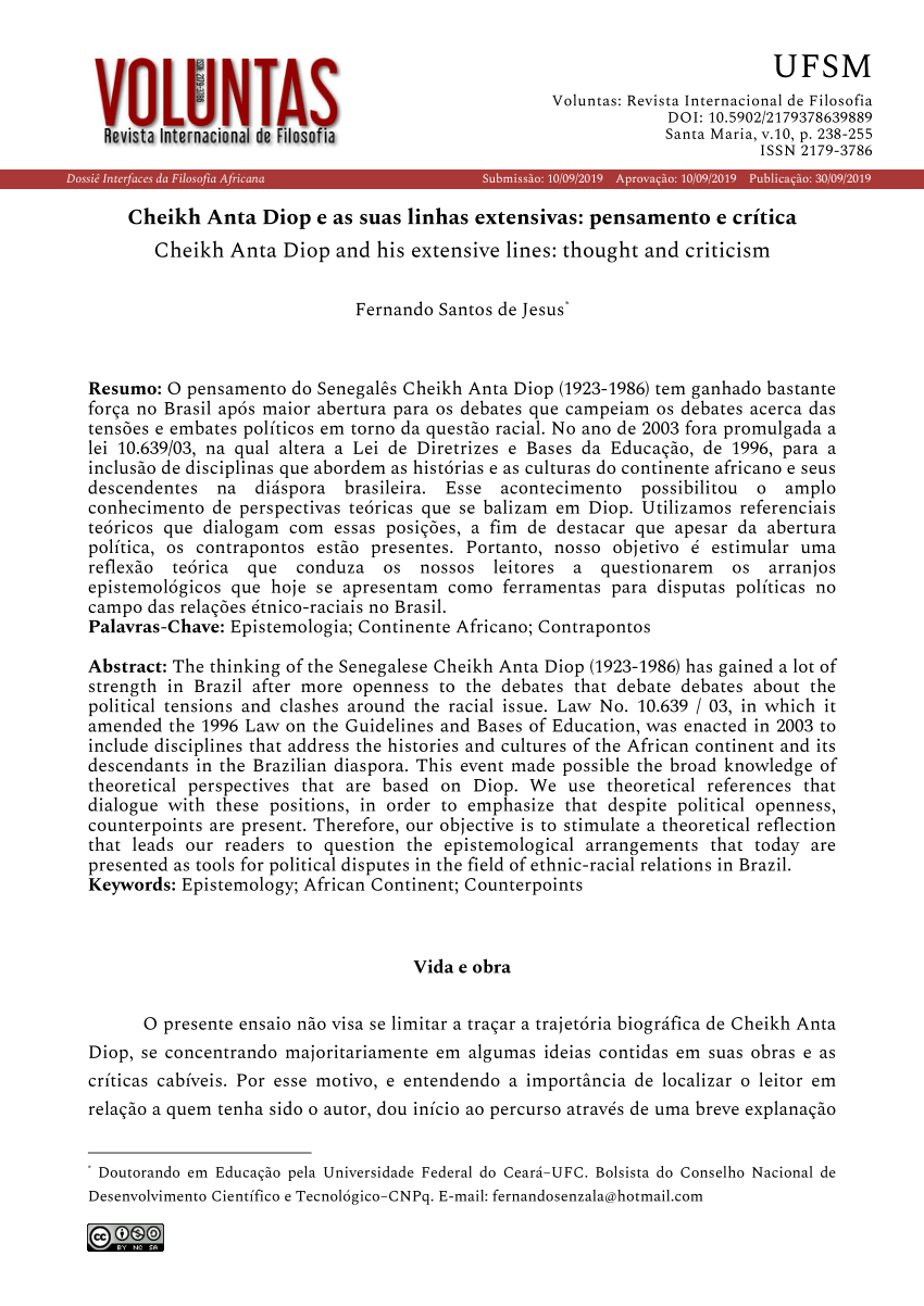 Africa Preta Pré-colonial — Cheikh Anta Diop