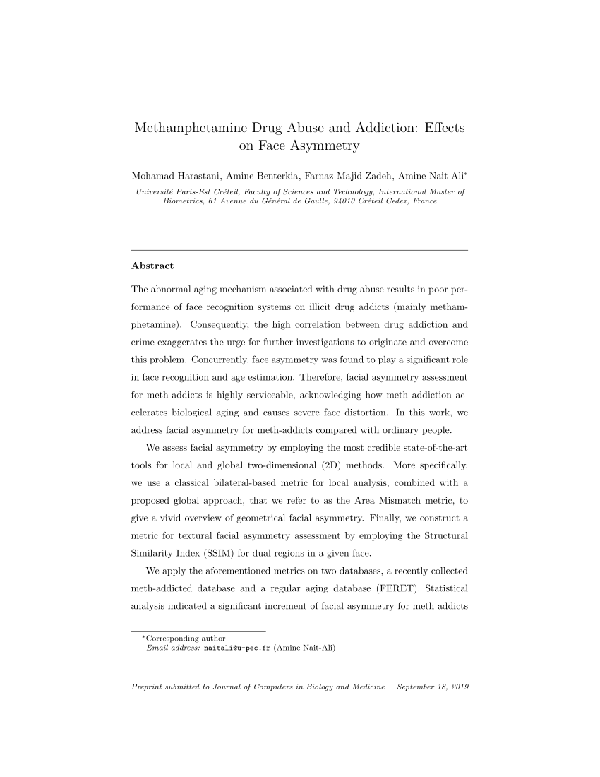 Figure 1 from Face aging predictive model due to methamphetamine