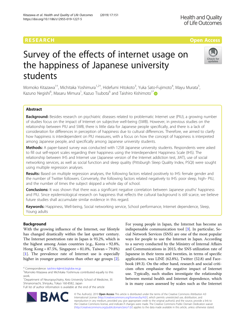 how internet affect our life