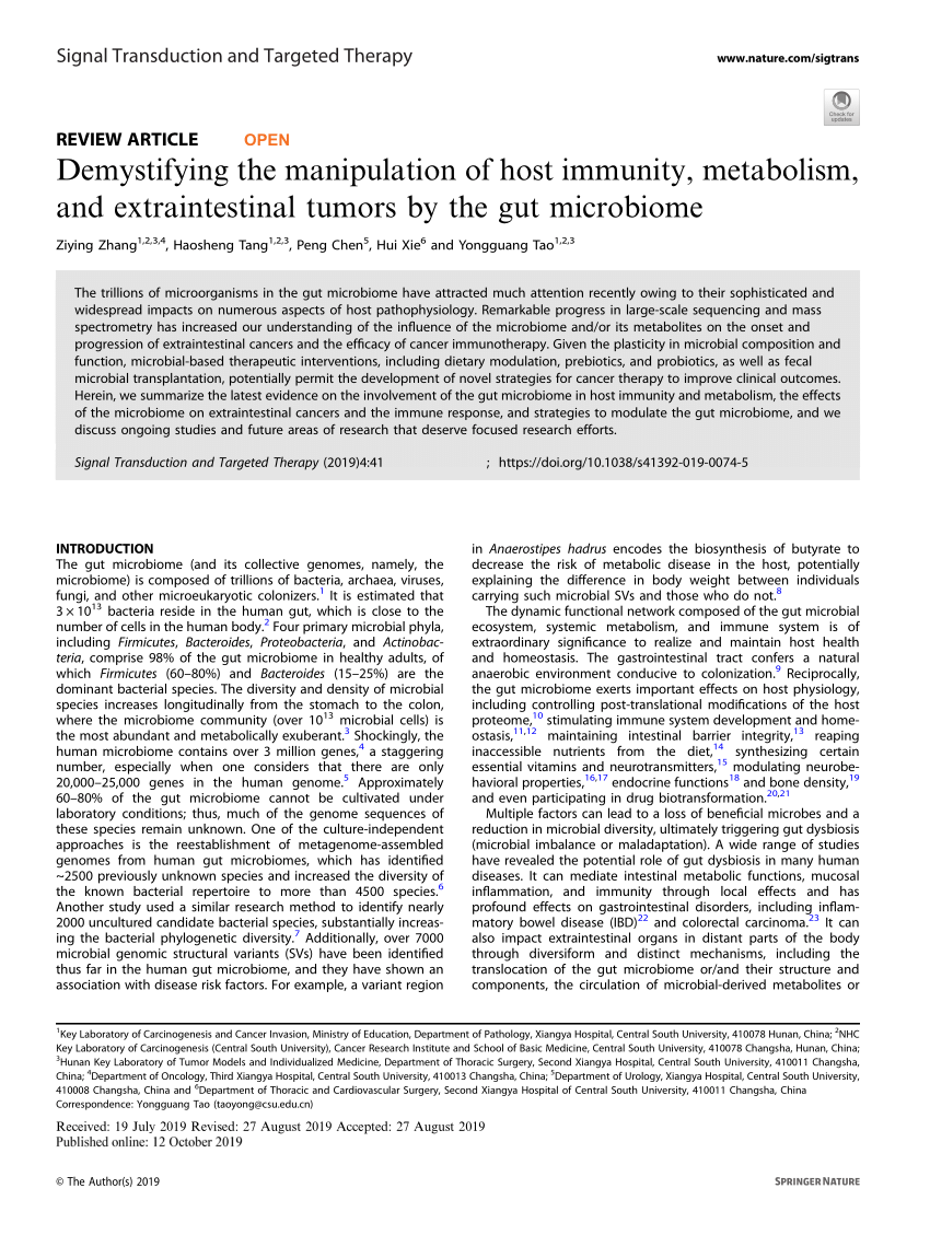 PDF) Demystifying the manipulation of host immunity, metabolism ...