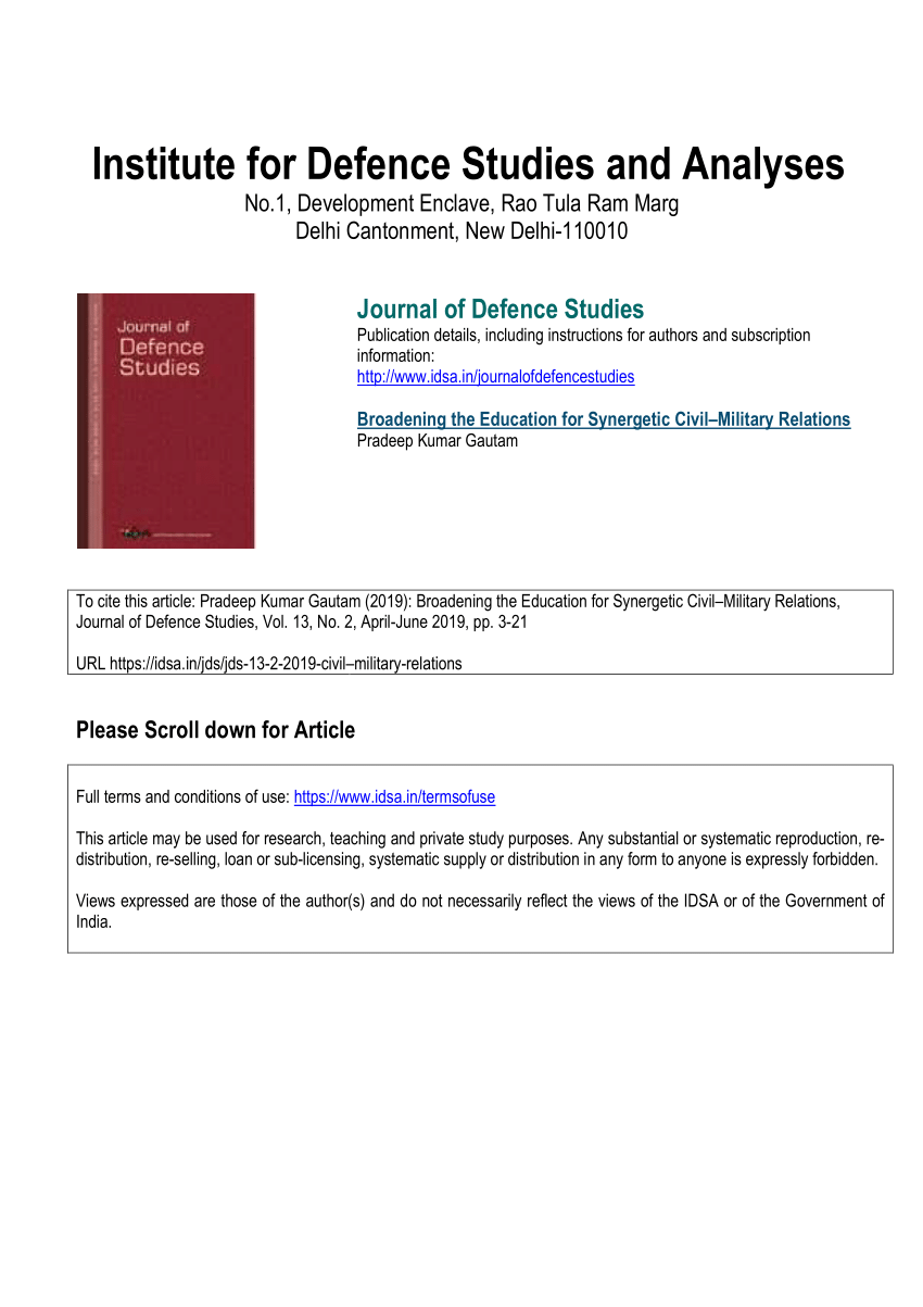 defence and strategic studies books pdf free download