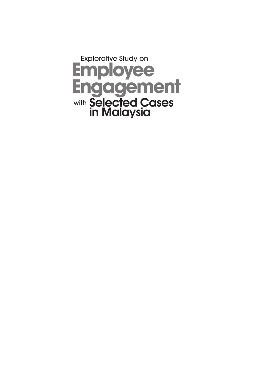 thesis on employee engagement in malaysia