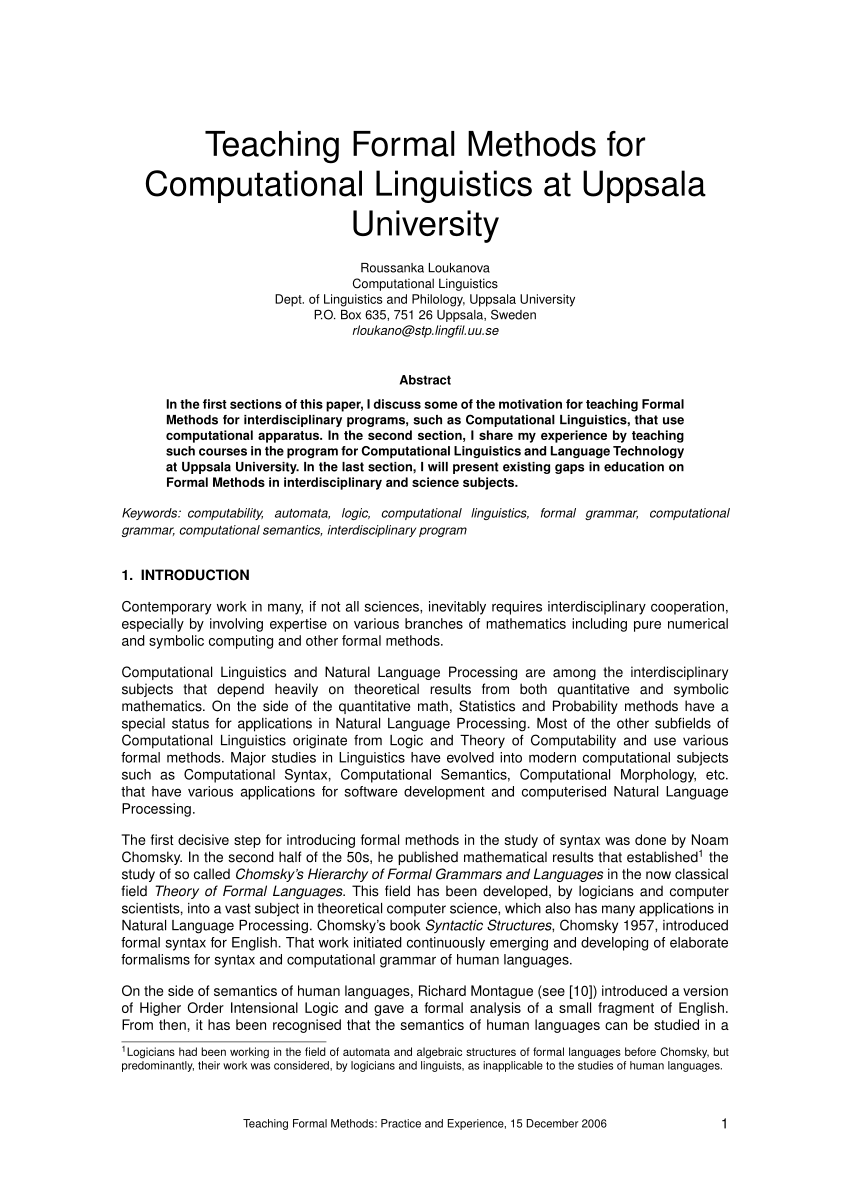 research proposal computational linguistics