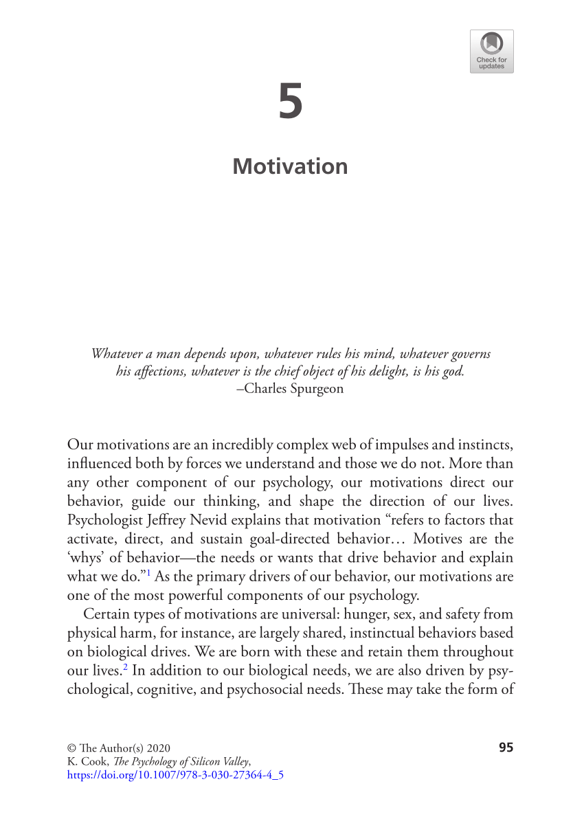 motivation section dissertation