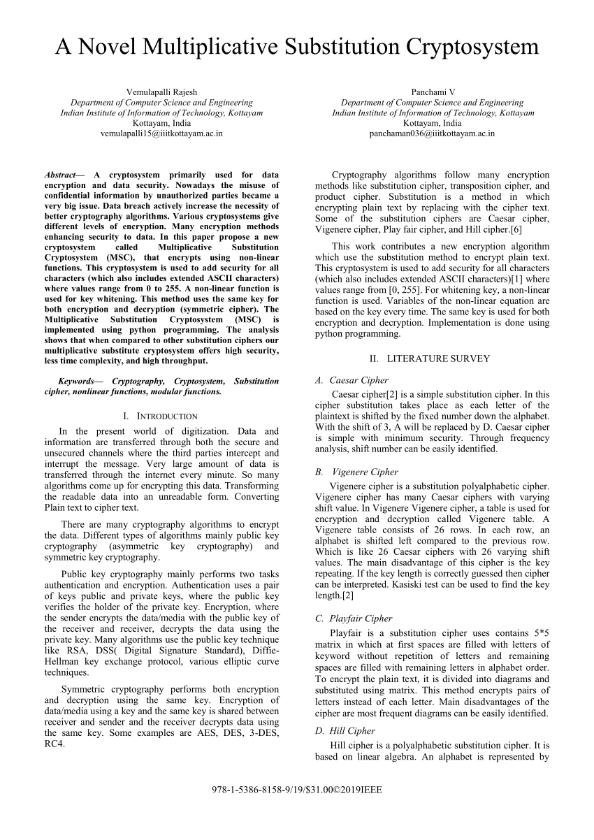 Reverse Alpha Qwerty Cipher Download Scientific Diagram