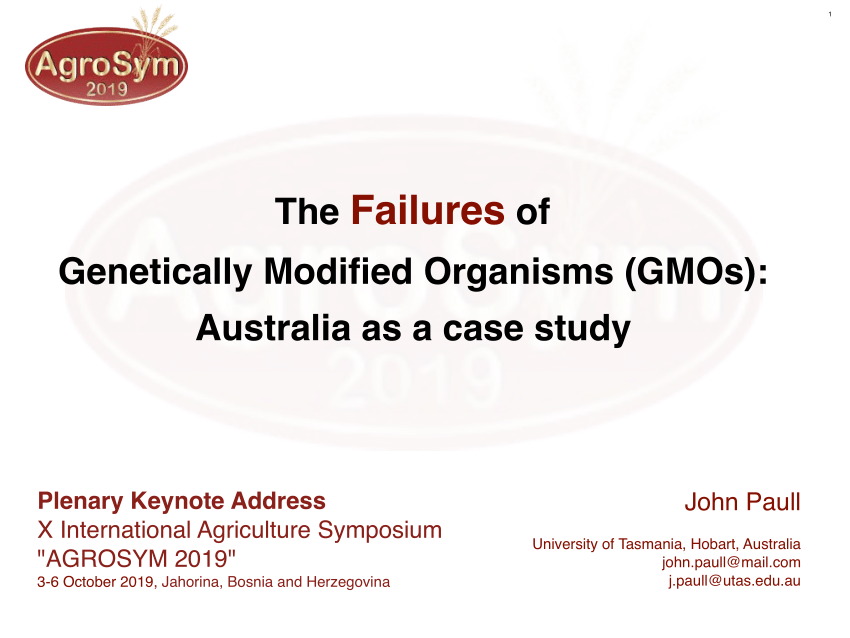 Genetically Modified Foods Case Study