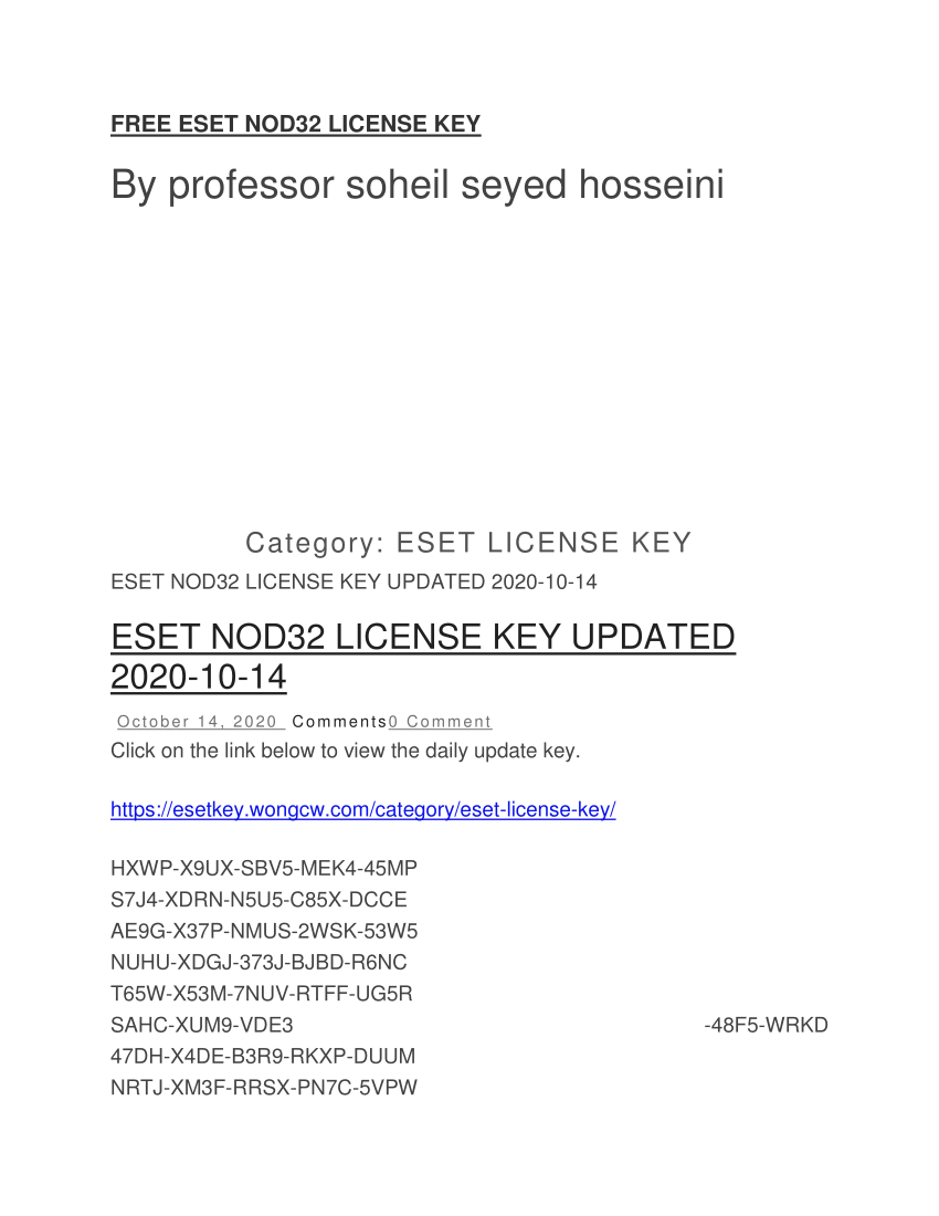 bind forum loose the temper PDF) ESET NOD new 2019-2024 New Codes Written by Dr. Soheil Seyed Hosseini