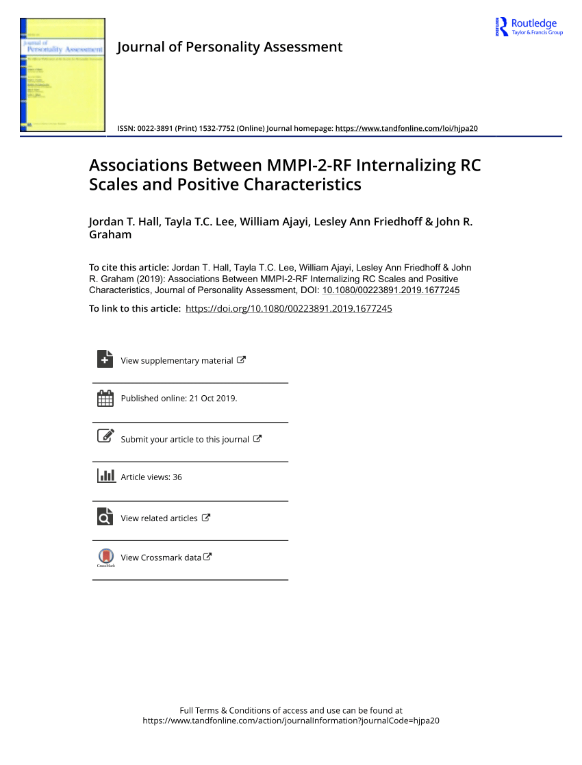 mmpi 2 rf interpretation pdf