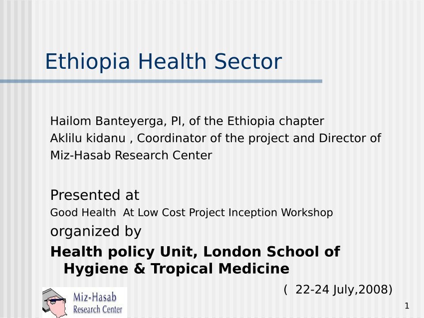 health related research proposal in ethiopia pdf