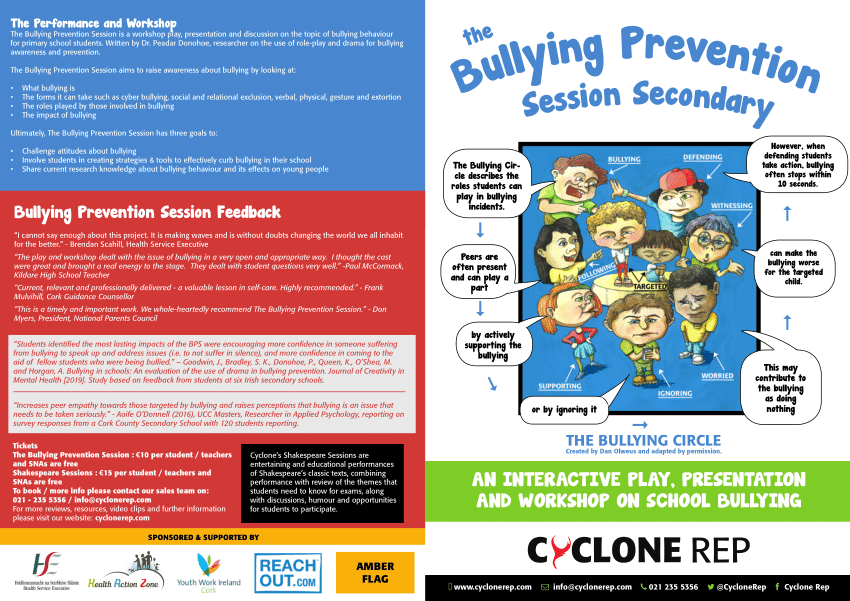 (PDF) Bullying Prevention Session Handout for Secondary School Students