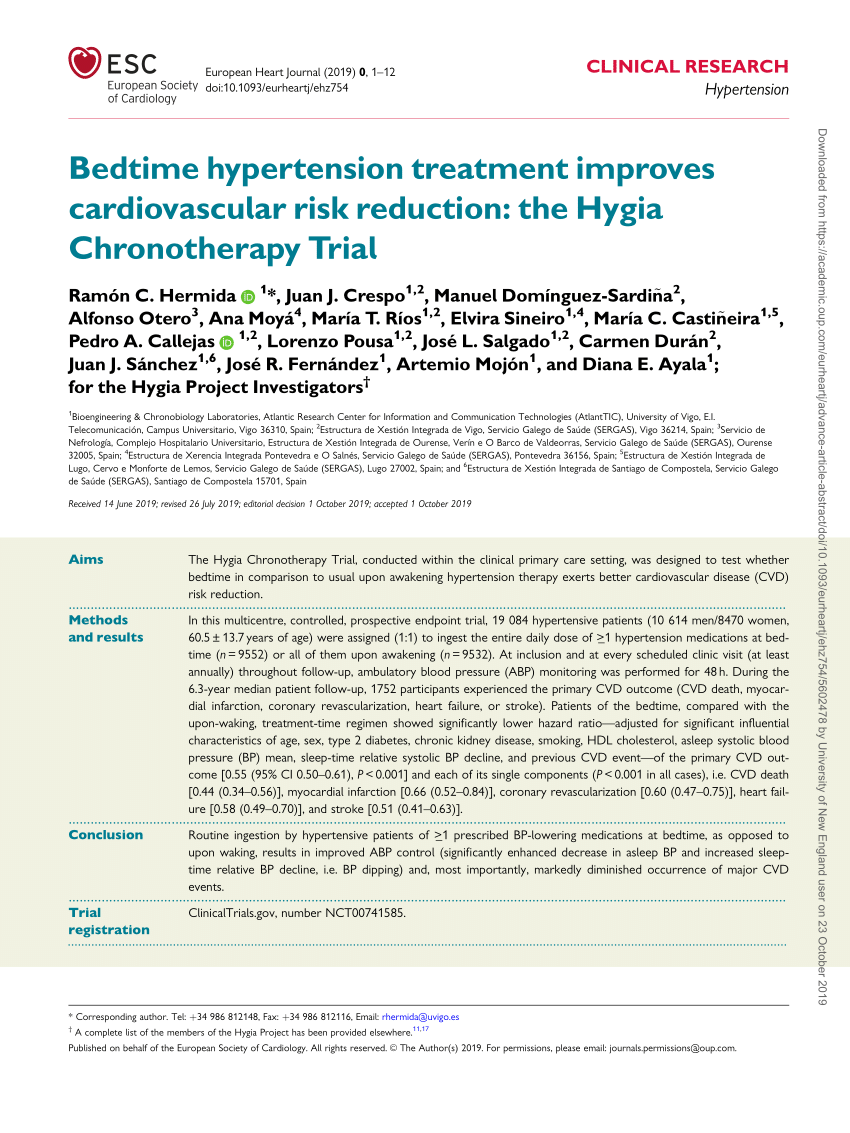journal of hypertension treatment