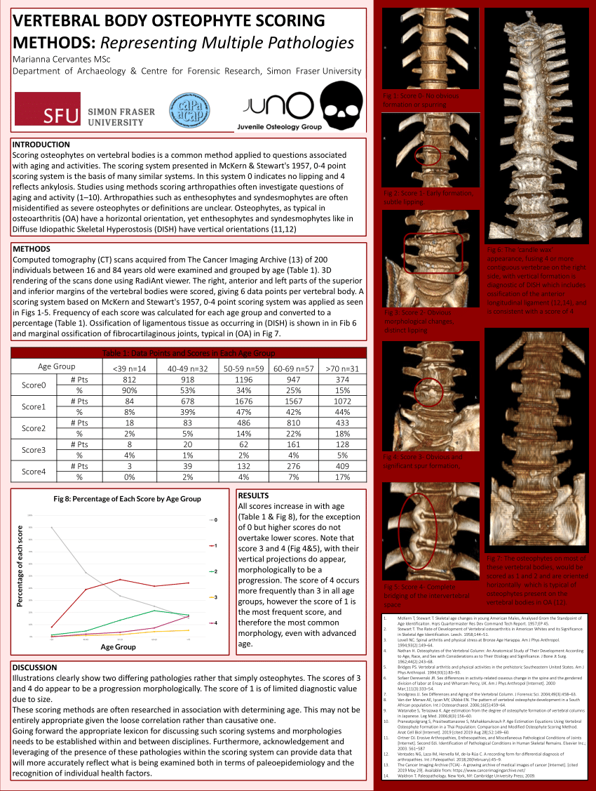 Pdf Vertebral Body Osteophyte Scoring Representing Multiple Pathologies 0387