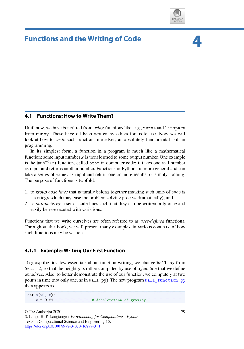 PDF) Functions and the Writing of Code