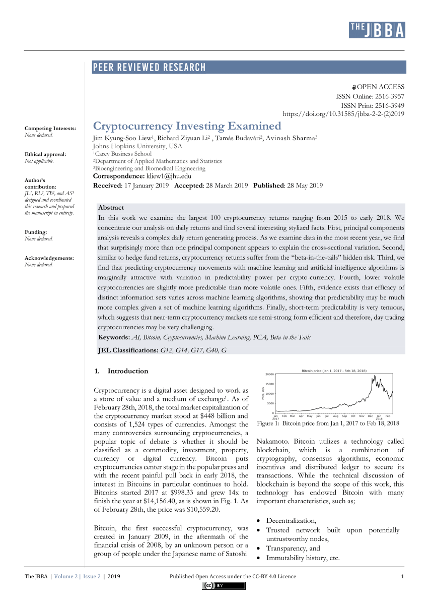 cryptocurrency investment research pdf